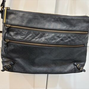 Elliot Lucca leather crossbody.